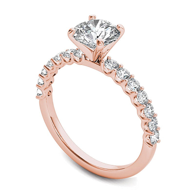 1.0 CT. TW Diamond Engagement Ring in 14K Rose Gold