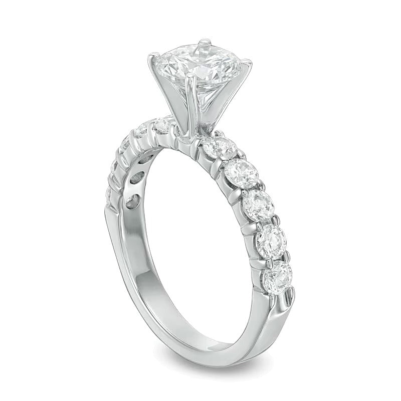 2.0 CT. TW Diamond Engagement Ring in 14K White Gold