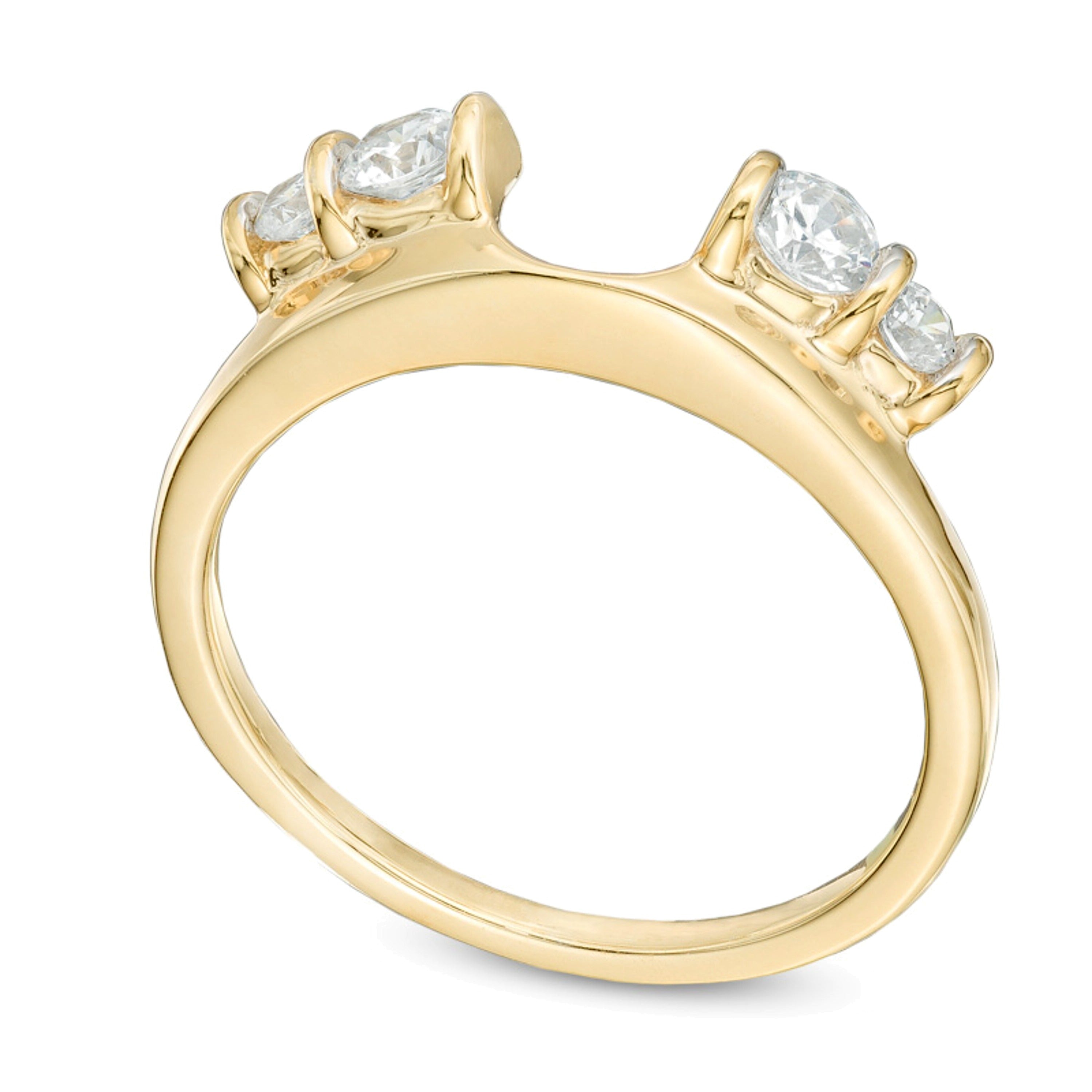 0.33 CT. TW Diamond Collar Solitaire Enhancer in 10K Gold