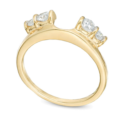0.33 CT. TW Diamond Collar Solitaire Enhancer in 10K Gold