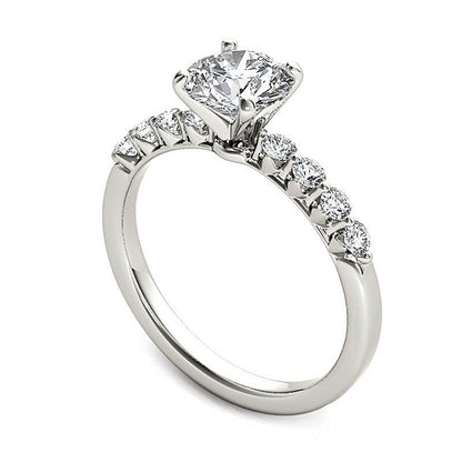 0.75 CT. TW Diamond Engagement Ring in 14K White Gold