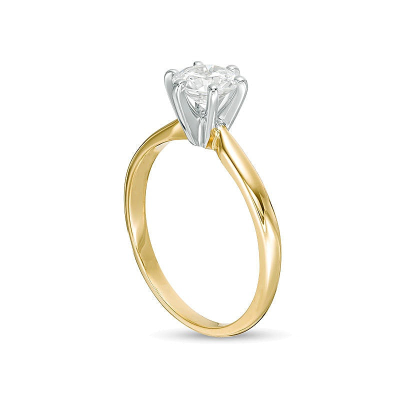 1.0 CT. Diamond Solitaire Engagement Ring in 14K Gold (I/I2)