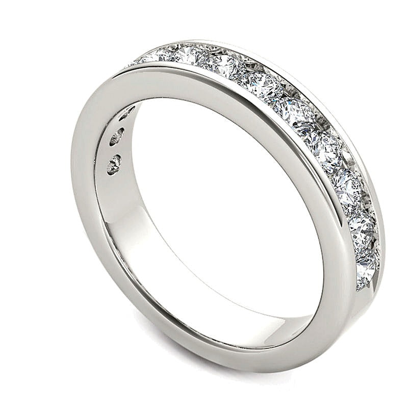 1.0 CT. TW Diamond Wedding Band in 14K White Gold