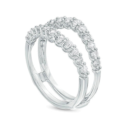0.5 CT. TW Diamond Solitaire Enhancer in 14K White Gold