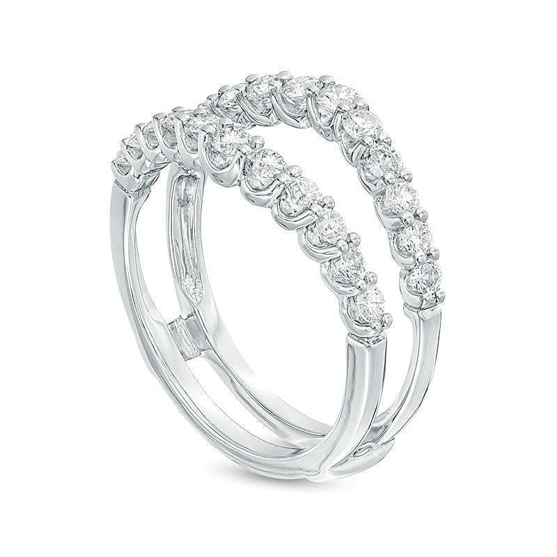0.5 CT. TW Diamond Solitaire Enhancer in 14K White Gold