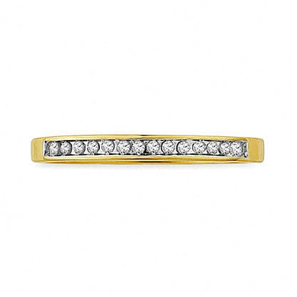 0.1 CT. TW Diamond Anniversary Band in 10K Gold