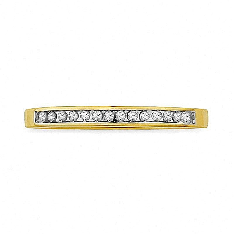 0.1 CT. TW Diamond Anniversary Band in 10K Gold