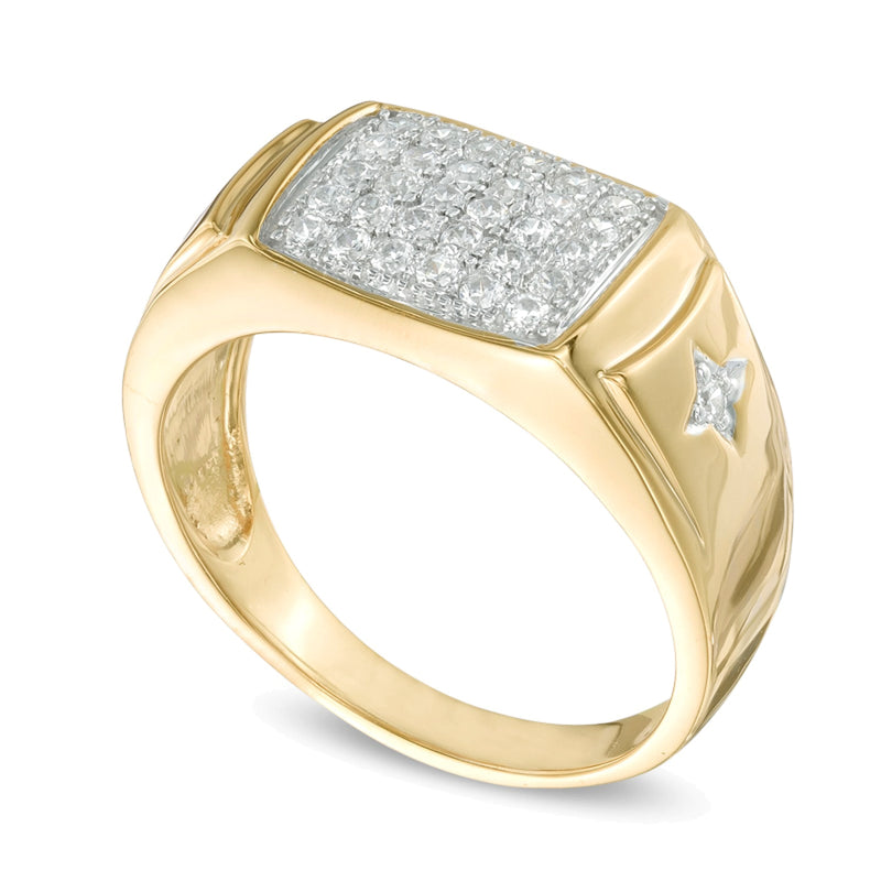 0.5 CT. TW Diamond Ring in 10K Gold