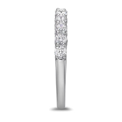 0.75 CT. TW Diamond Eleven Stone Band in 10K White Gold (I/I2)