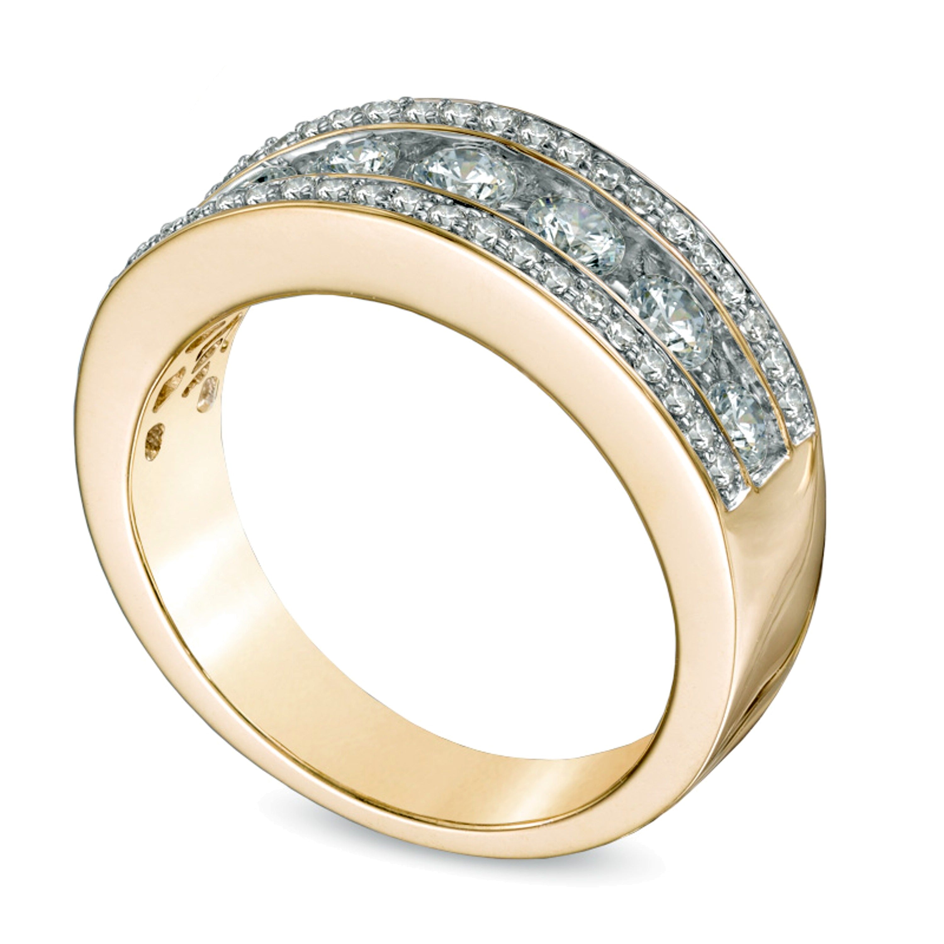 1.0 CT. TW Diamond Seven Stone Band in 14K Gold
