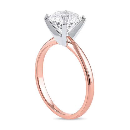 2.0 CT. Lab-Grown Diamond Solitaire Engagement Ring in 14K Rose Gold (F/VS2)