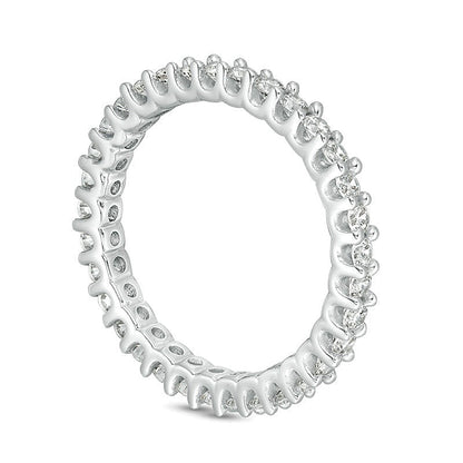 1.0 CT. TW Diamond Eternity Band in 10K White Gold