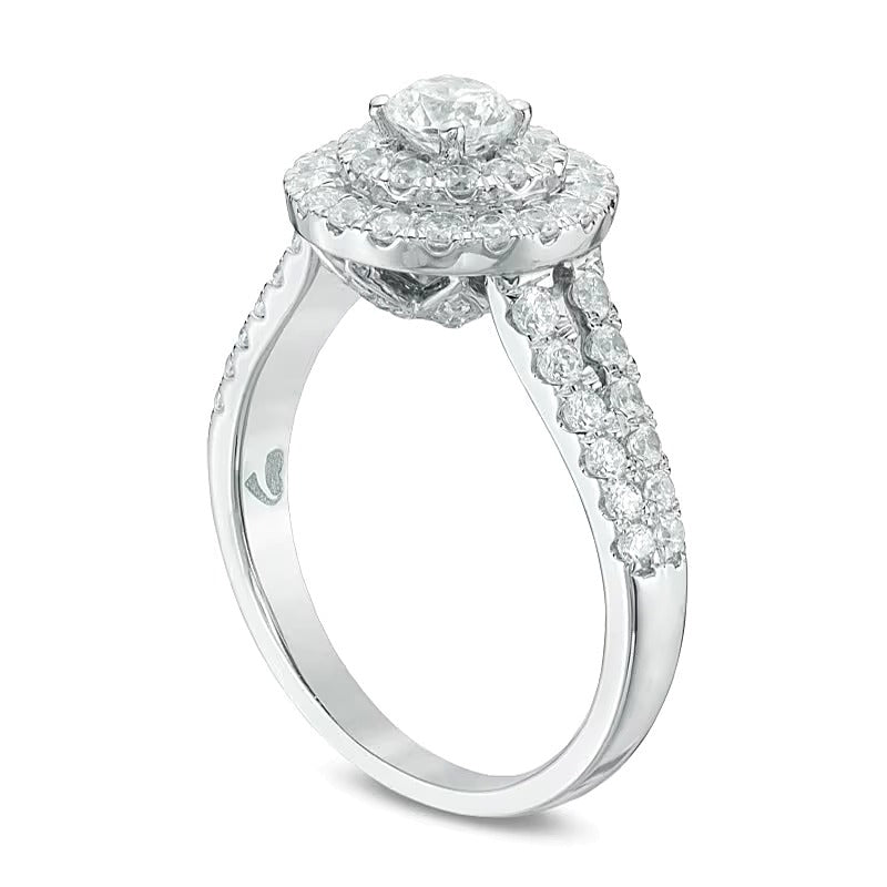 Love's Destiny by Peoples 1.25 CT. TW Diamond Engagement Ring in 14K White Gold