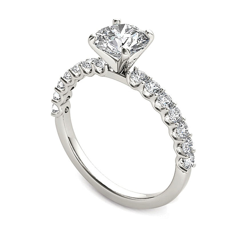 1.0 CT. TW Diamond Engagement Ring in 14K White Gold