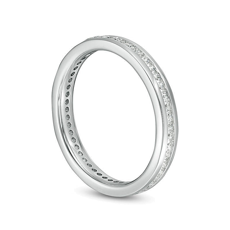 0.5 CT. TW Princess-Cut Diamond Eternity Band in 14K White Gold (H/SI2)
