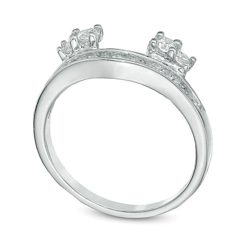 0.33 CT. TW Diamond Solitaire Enhancer in 10K White Gold