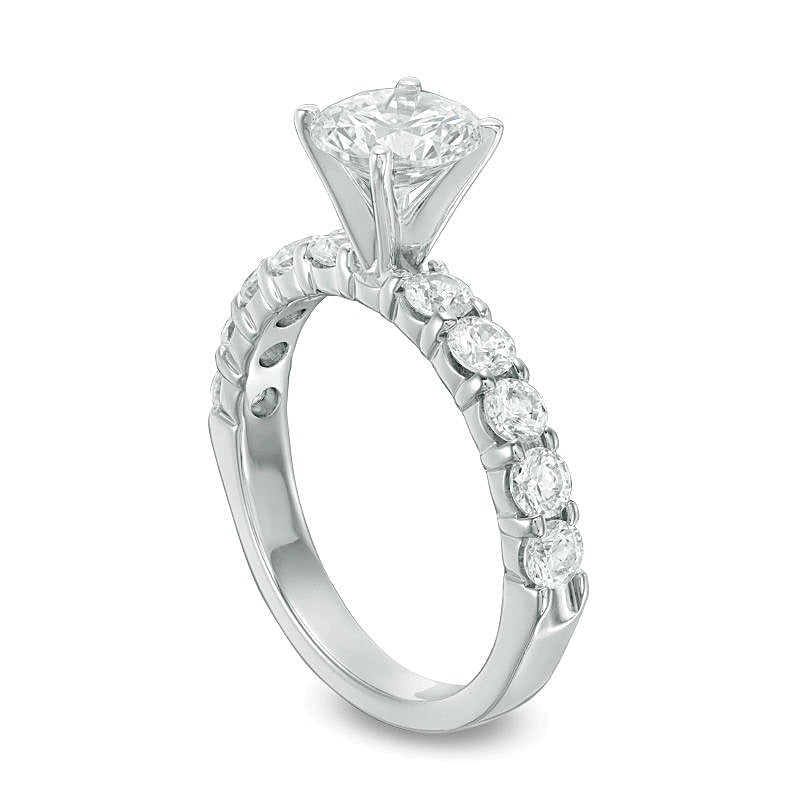 2.0 CT. TW Diamond Engagement Ring in 14K White Gold