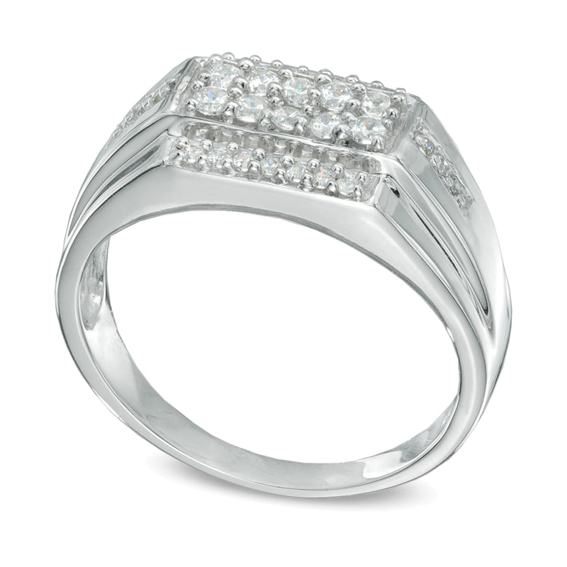0.5 CT. TW Diamond Ring in 10K White Gold