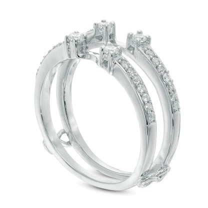 0.33 CT. TW Diamond Solitaire Enhancer in 10K White Gold