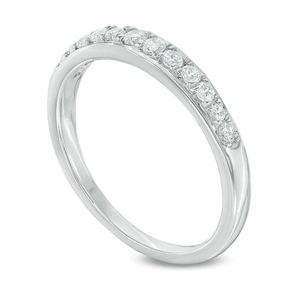 0.2 CT. TW Diamond Anniversary Band in 10K White Gold