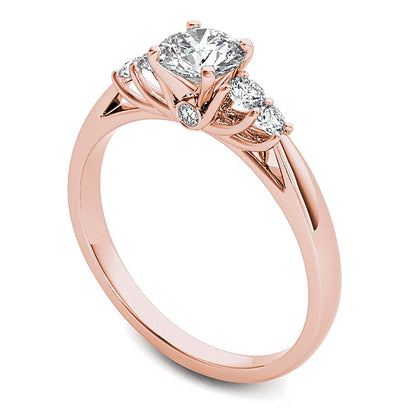 0.75 CT. TW Diamond Engagement Ring in 14K Rose Gold