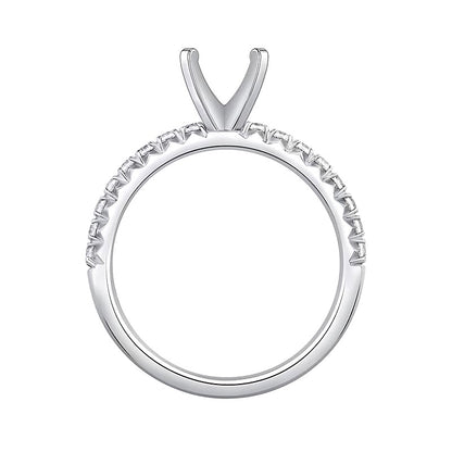 0.33 CT. TW Diamond Solitaire Semi Mount in 14K White Gold