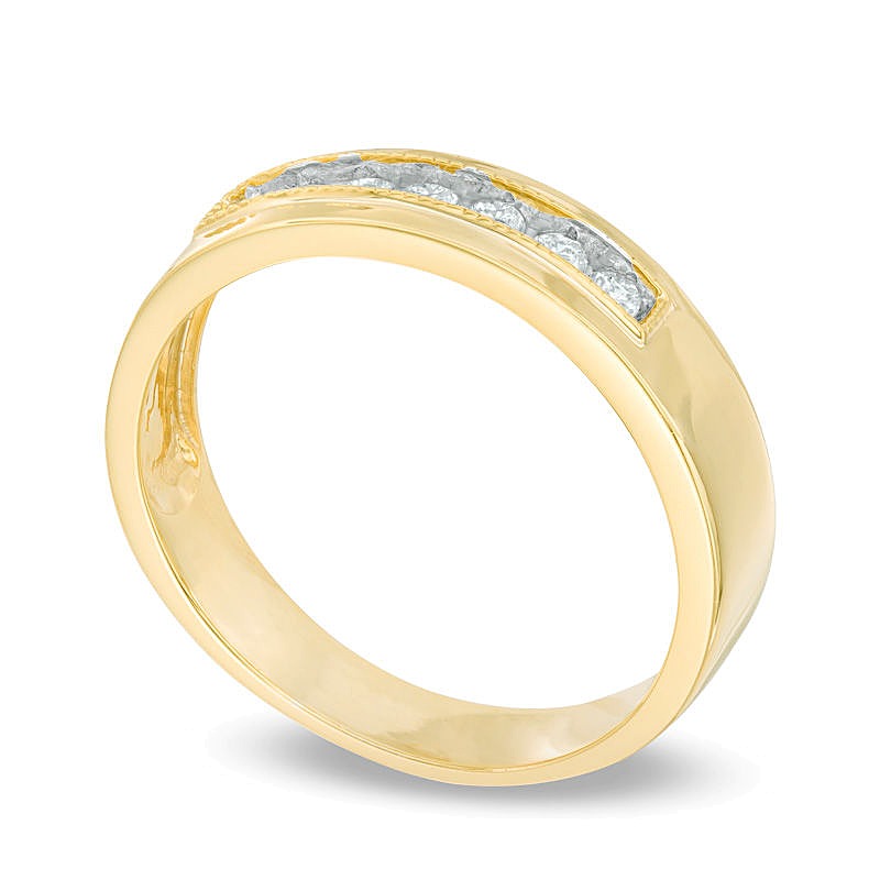 0.25 CT. TW Diamond Wedding Band in 10K Gold