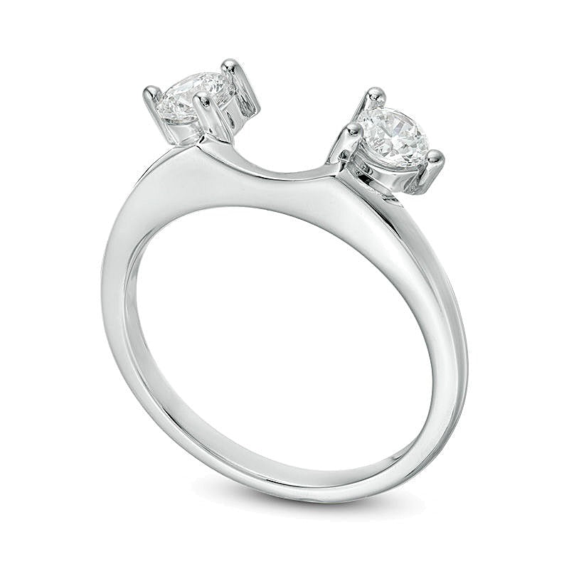 0.5 CT. TW Diamond Solitaire Enhancer in 14K White Gold