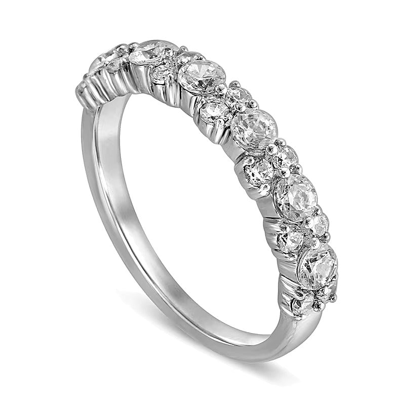 1.0 CT. TW Diamond Anniversary Band in 10K White Gold