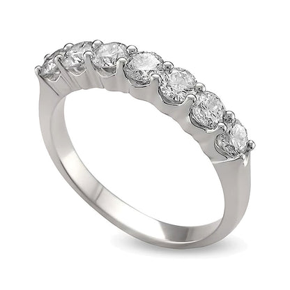 1.0 CT. TW Diamond Seven Stone Ring in Platinum
