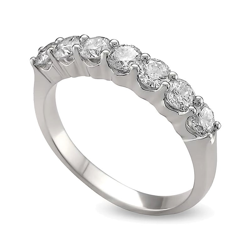 1.0 CT. TW Diamond Seven Stone Ring in Platinum
