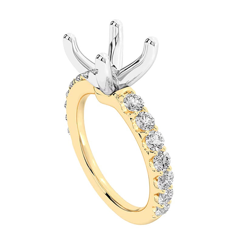 0.63 CT. TW Lab-Grown Diamond Semi-Mount Setting in 14K Gold (F/VS2)