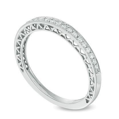 0.17 CT. TW Diamond Anniversary Band in 10K White Gold