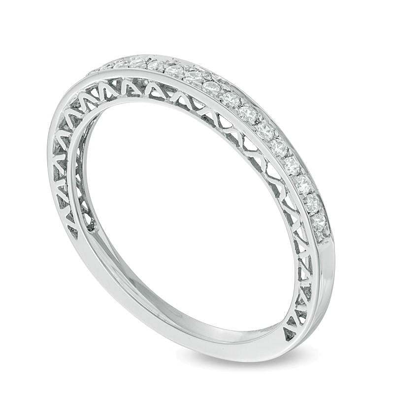 0.17 CT. TW Diamond Anniversary Band in 10K White Gold