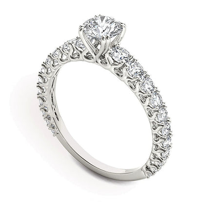 1.0 CT. TW Diamond Engagement Ring in 14K White Gold
