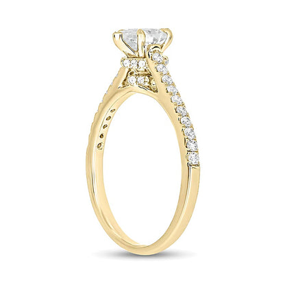 0.75 CT. TW Pear-Shaped Diamond Engagement Ring in 14K Gold (I/I2)
