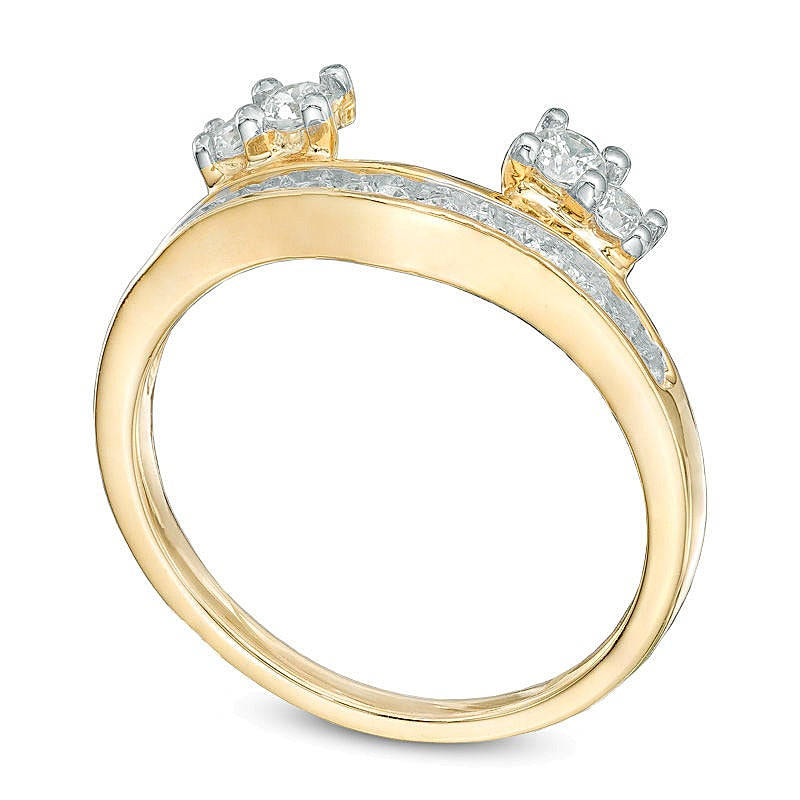 0.33 CT. TW Diamond Solitaire Enhancer in 10K Gold