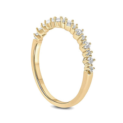 0.25 CT. TW Diamond Stack Anniversary Band in 10K Gold