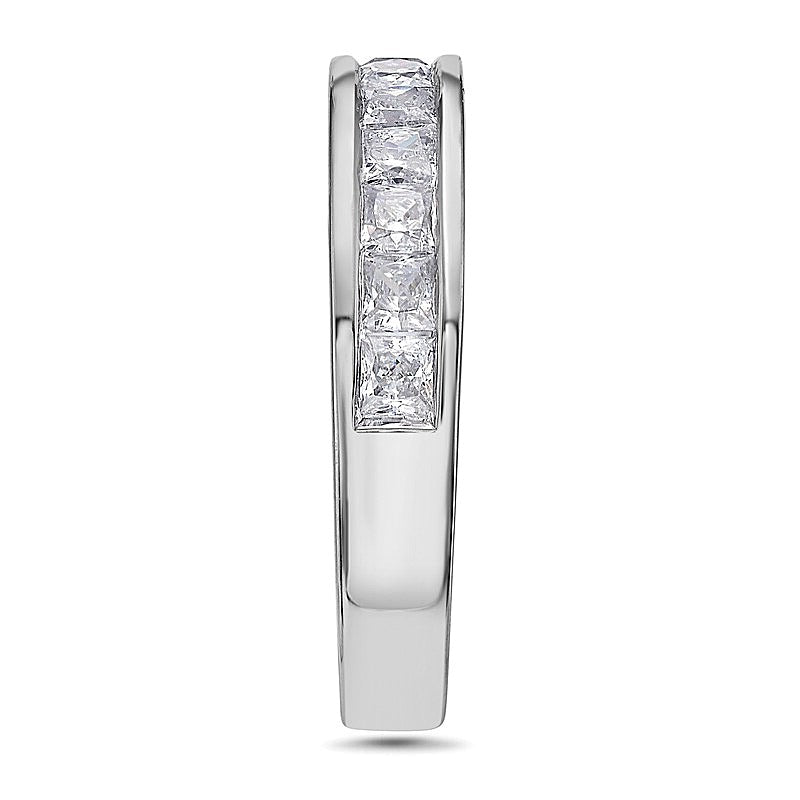 1.5 CT. TW Princess-Cut Diamond Wedding Band in 14K White Gold (H/VS2)