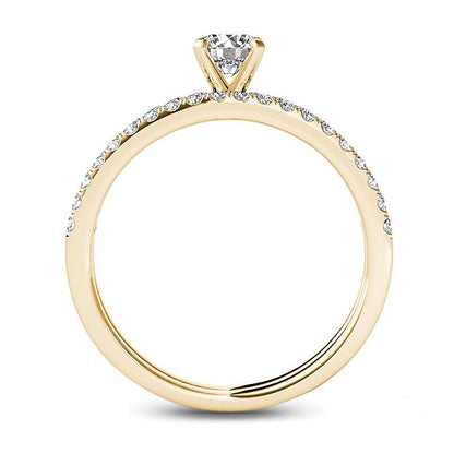 0.75 CT. TW Diamond Bridal Set in 14K Gold