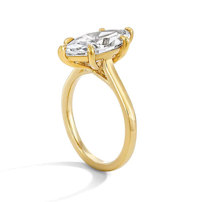 4.0 CT. TW Lab-Grown Diamond Marquise-Cut Solitaire Engagement Ring in 14K Gold (F/VS2)