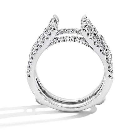 1.5 CT. TW Lab-Grown Diamond Solitaire Enhancer Ring in 14K White Gold (F/VS2)