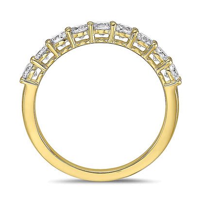 0.75 CT. TW Diamond Nine Stone Band in 10K Gold (I/I2)