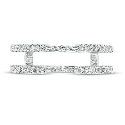 0.33 CT. TW Diamond Solitaire Enhancer in 14K White Gold