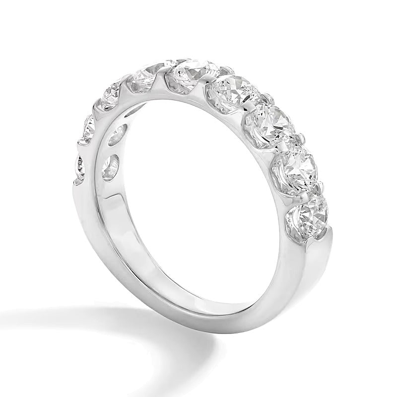 2.0 CT. TW Lab-Grown Diamond Nine Stone Anniversary Band in 14K White Gold (F/VS2)