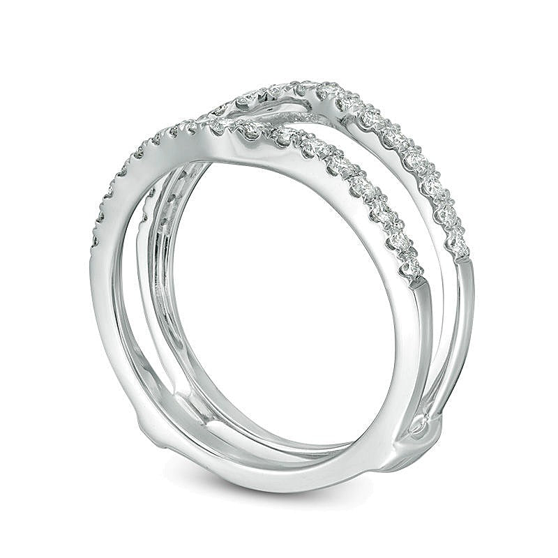 0.5 CT. TW Diamond Solitaire Enhancer in 14K White Gold