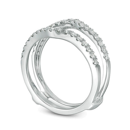 0.5 CT. TW Diamond Solitaire Enhancer in 14K White Gold