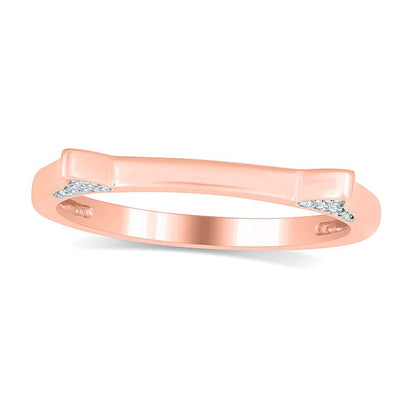 0.1 CT. TW Diamond Cat Ears Ring in 10K Rose Gold