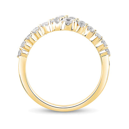 0.75 CT. TW Lab-Grown Diamond Split Bypass Ring in 10K Gold (F/VS2)