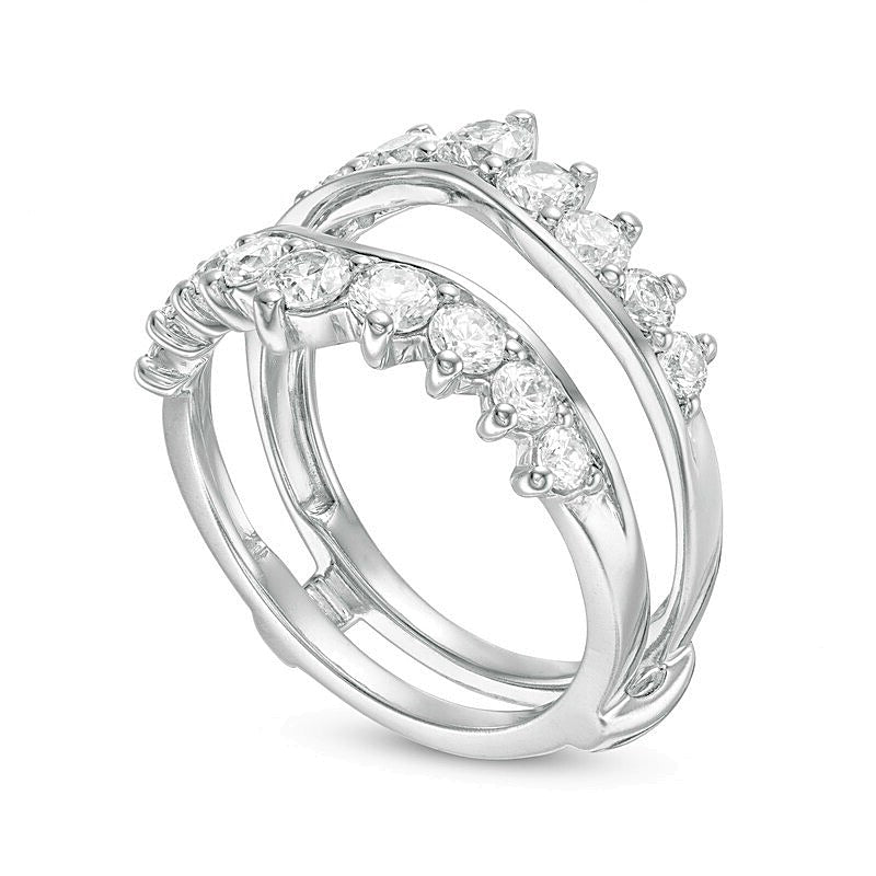 1.5 CT. TW Diamond Solitaire Enhancer in 14K White Gold